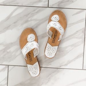 Palm Beach Sandals White